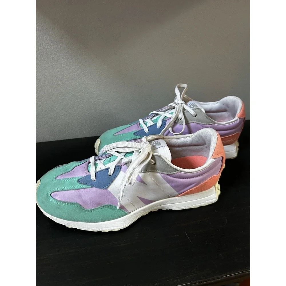 New Balance 327 Women's 7 Sneaker Shoes Dark Violet Summer Jade